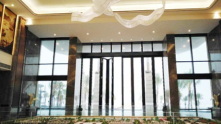 越南顺化陵姑湾度假区酒店门窗工程案例-铝合金门窗厂家-楼上楼门窗