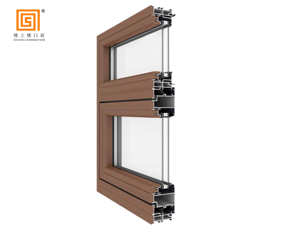 楼上楼静音系列—LSL68附框式低碳铝木外开窗
